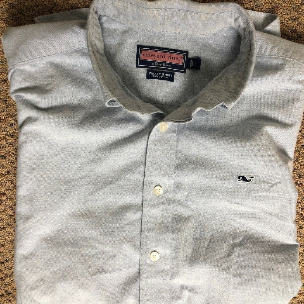 Vineyard Vines Whale Shirt Mens Large